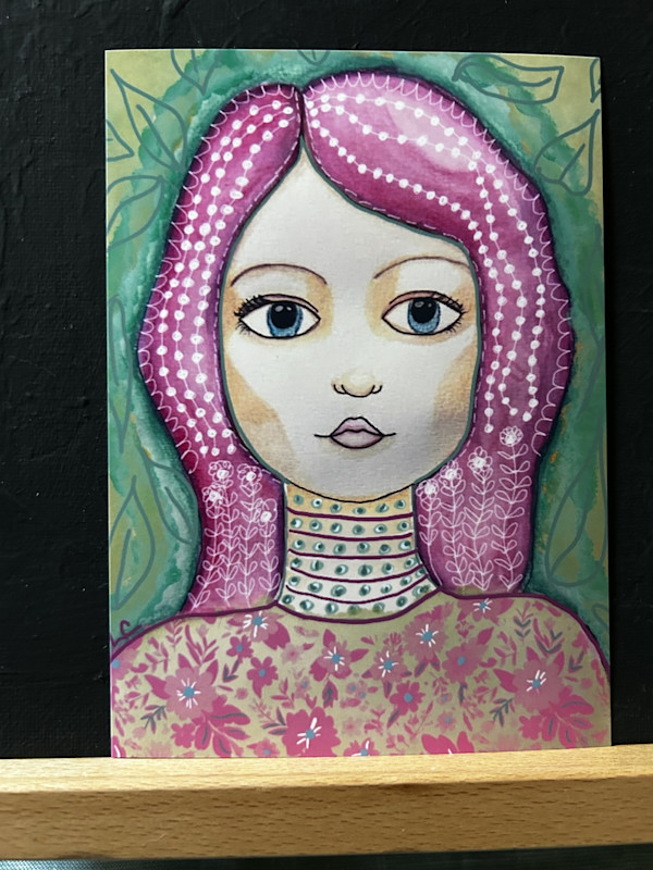 Aura is a mixed media piece created by Lisa Casineau by Lisa Casineau, Image 3.