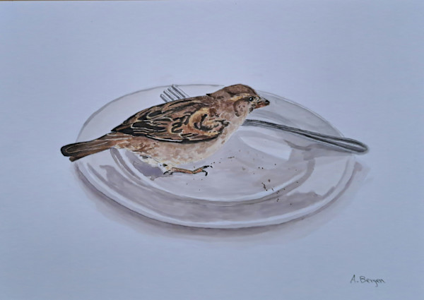 Cafe Sparrow by Abra Bergen, Image 1.