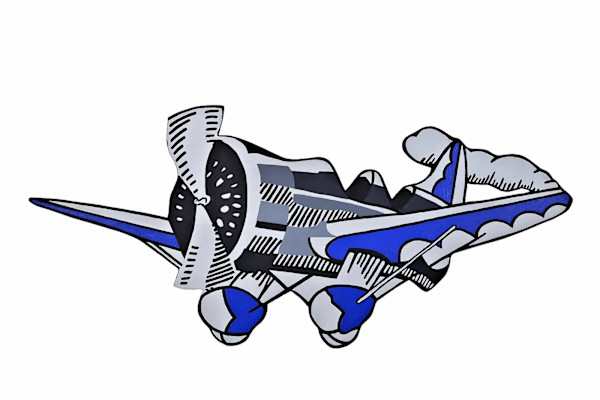 Airplane by Roy Lichtenstein, Image 1.