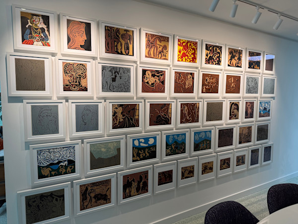 Picasso Linogravures — Complete Set of 45 Plates (framed individually) by After Pablo Picasso