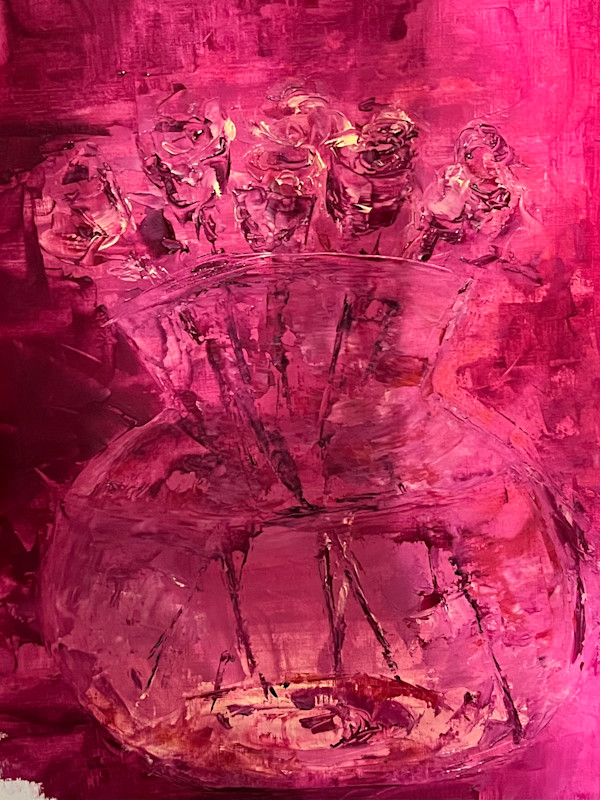 Pink flowers by Hilde Hanssens