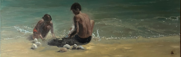 Sister and brother by Hilde Hanssens, Image 1.