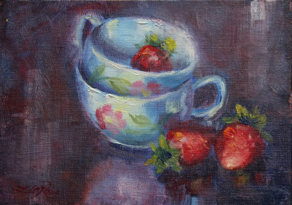 Cups and Berries by Rose S. Kennedy