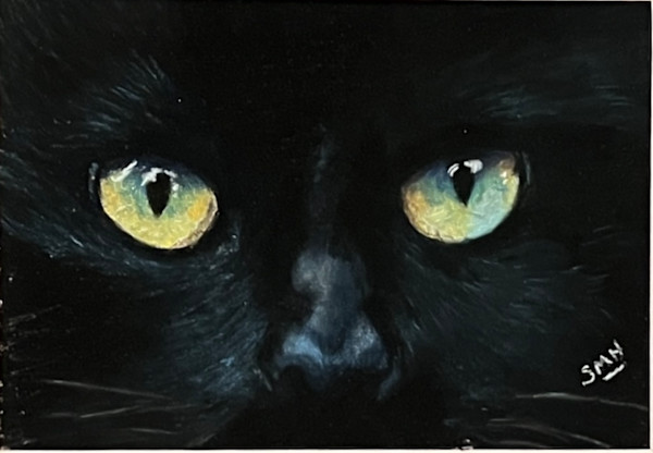 Cat Eyes - Black by Stephanie Henry, Image 1.