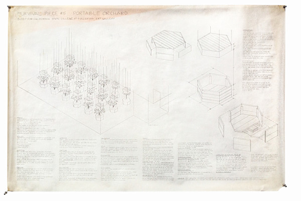 Survival Piece V, Portable Orchard, sketch by Harrison Studio, Image 1.