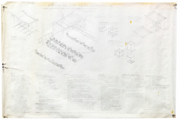 Survival Piece IV, La Jolla Promenade, sketch by Harrison Studio, Image 1.