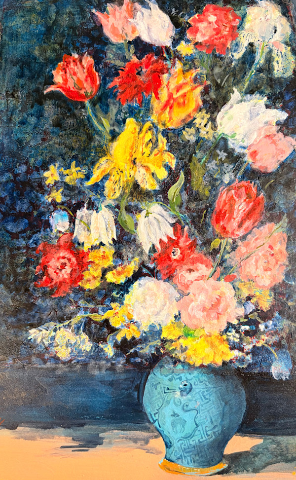 Homage Brueghel Vase by Danna Vanderford, Image 1.