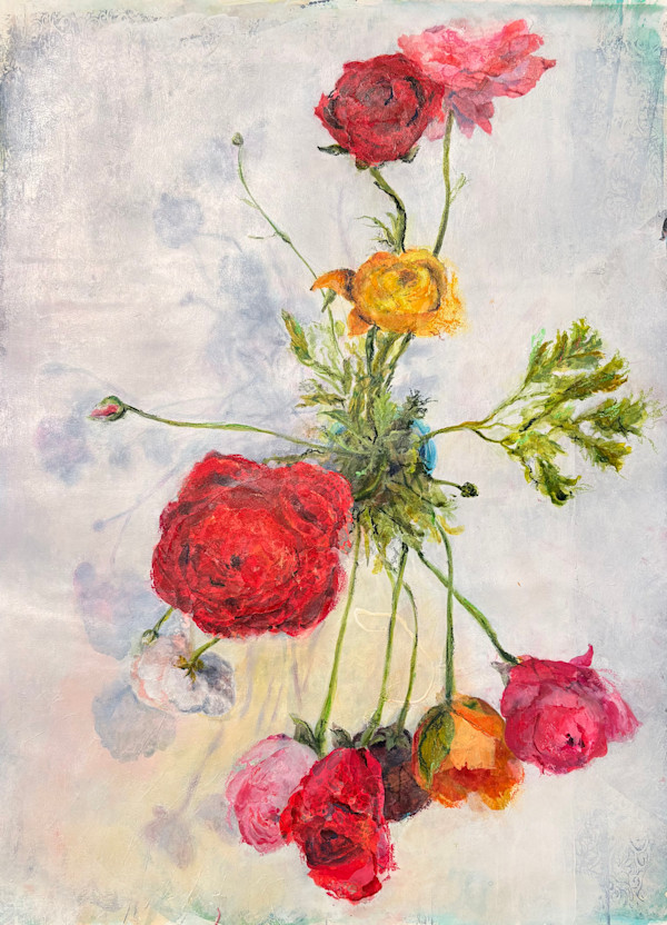 Apsis - Ranunculus and Roses by Danna Vanderford, Image 1.