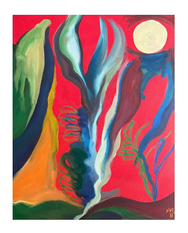 Under the Red Desert Night Sky by Niel J. Brandon, Image 1.
