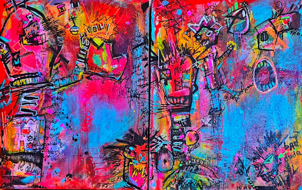 Doom Bots 1 & 2 (Diptych) by Cindy Pieronek, Image 6.