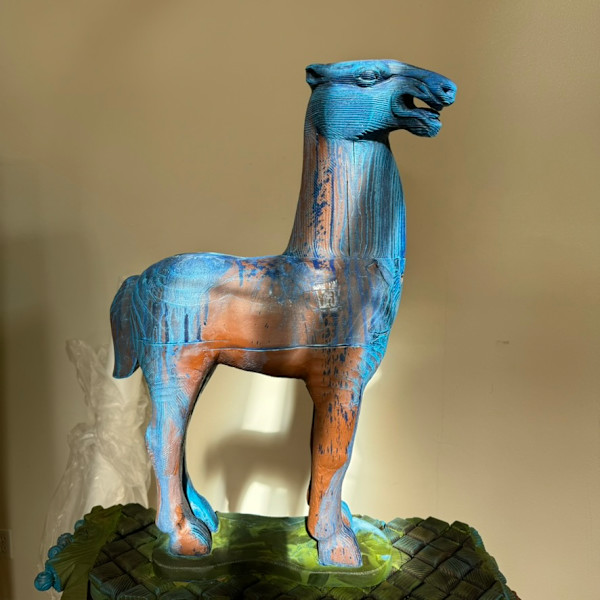 Pavan, Blue Horse by Patrick Gracewood, Image 3.
