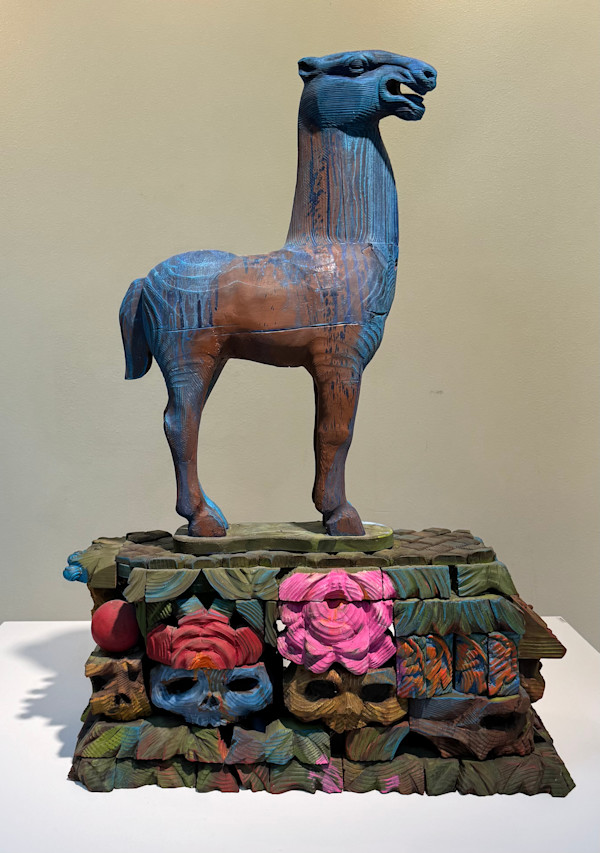 Pavan, Blue Horse by Patrick Gracewood, Image 1.