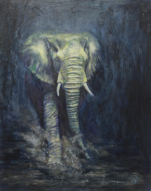 Elephant in the Dust by Jennifer Winkelman, Image 2.