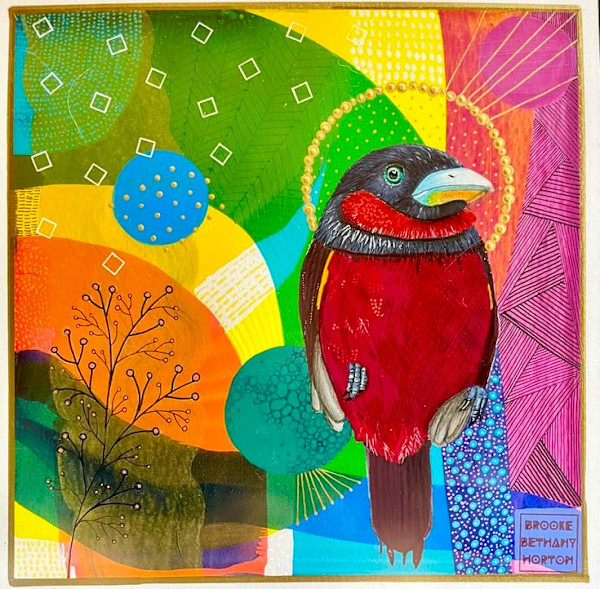 Black and Red Broadbill by Brooke Horton, Image 1.