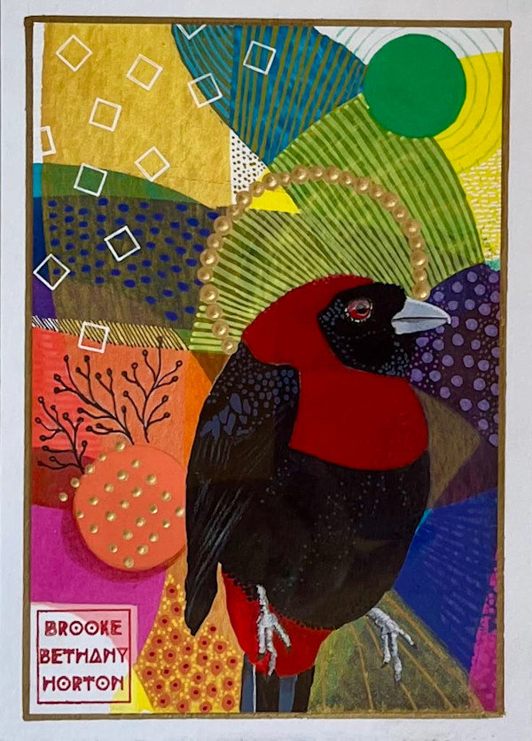 Crimson Collared Tanager by Brooke Horton, Image 1.