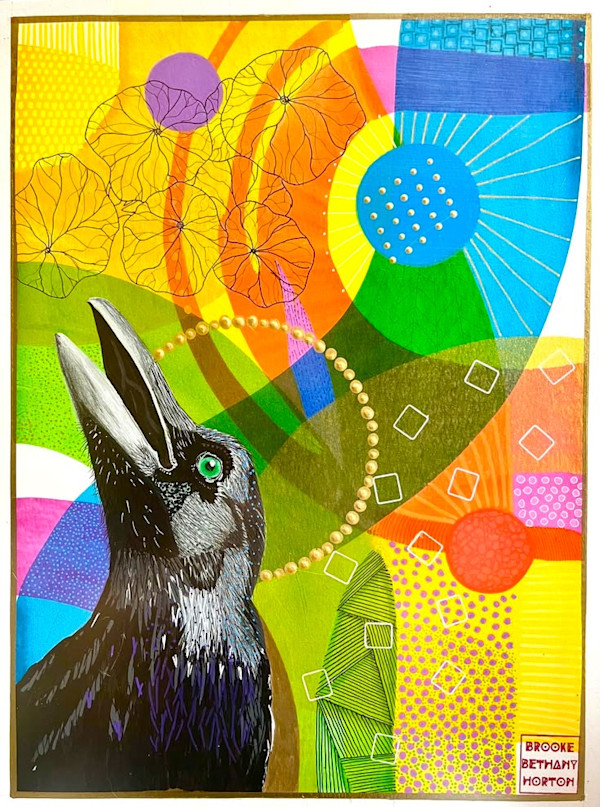 Green Eyed Crow by Brooke Horton, Image 1.