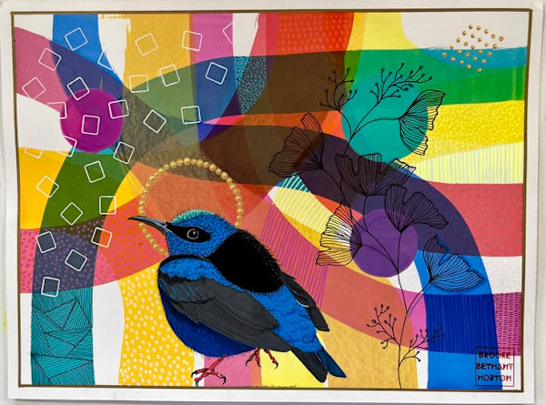Red Legged Honeycreeper by Brooke Horton, Image 1.