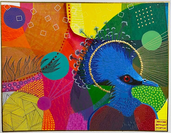 Victoria Crowned Pigeon by Brooke Horton, Image 1.