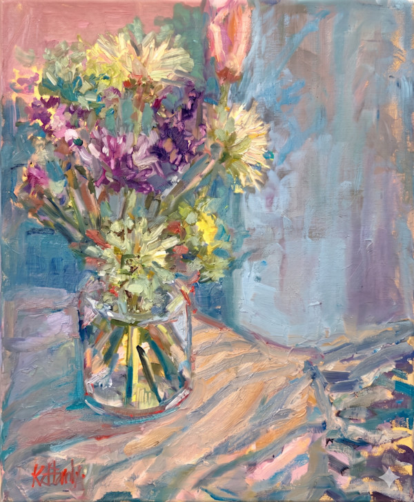 Bouquet in my Kitchen Window by Kymberlee Stanley Studios Fine Art, Image 1.