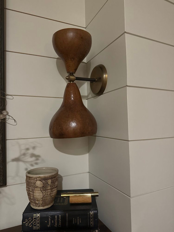 Double Gourd Sconce by reworksHome, Image 1.
