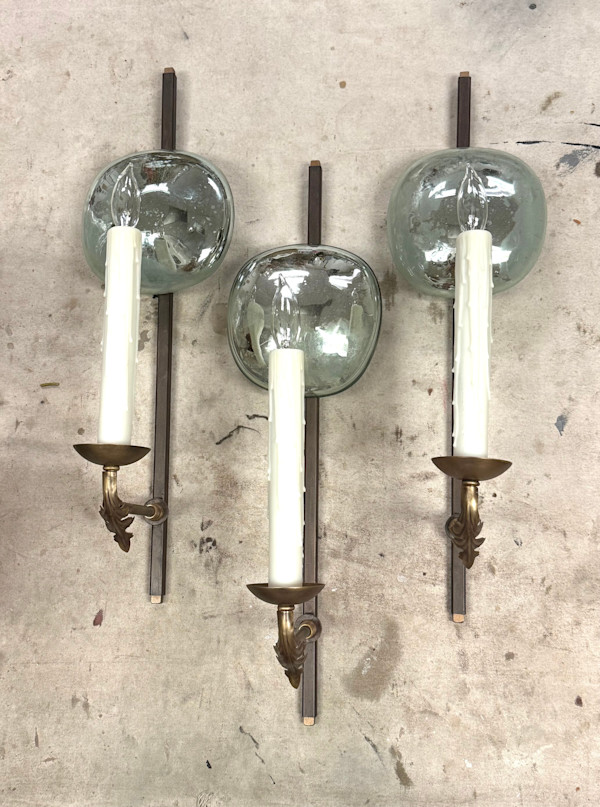 Mercury Glass Sconce by reworksHome, Image 1.