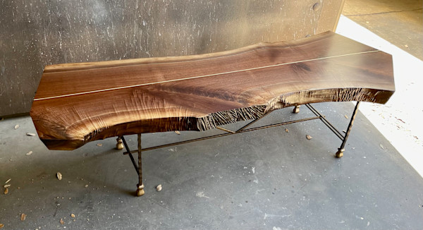 Walnut Coffee Table by reworksHome, Image 1.