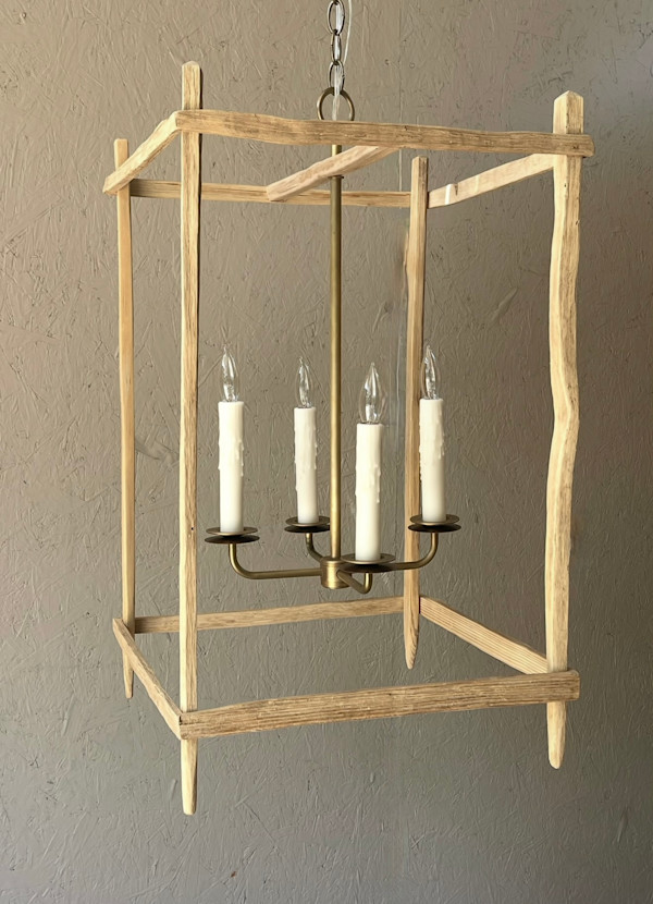 Wavy Wood Pendant by reworksHome, Image 1.
