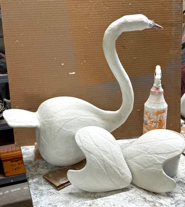 plaster gourd swan, Image 1.