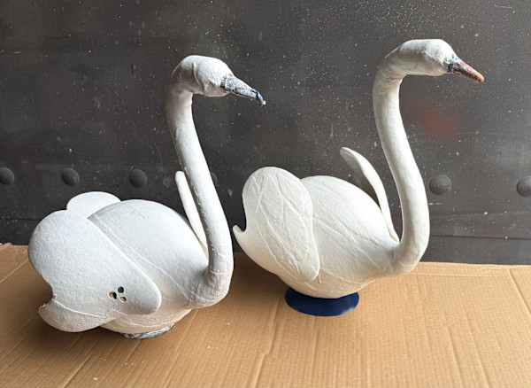 plaster gourd swan, Image 1.
