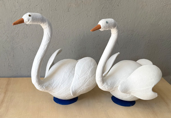 plaster gourd swan, Image 1.