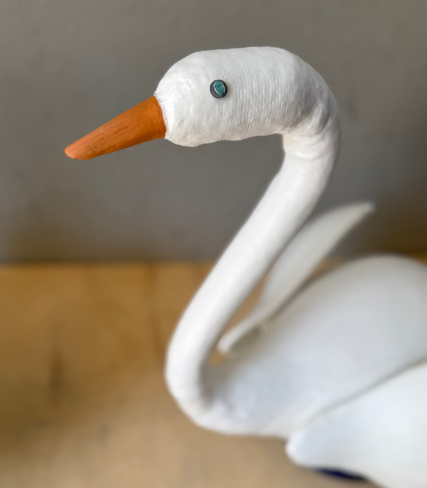 plaster gourd swan, Image 1.