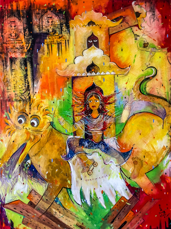 Ma on Yatra (Ma on her Pilgrimage) by Ela Shah, Image 9.