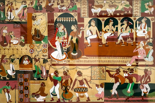 Swayamvara (from Vedic literature, choosing a marriage partner) by Ela Shah, Image 1.