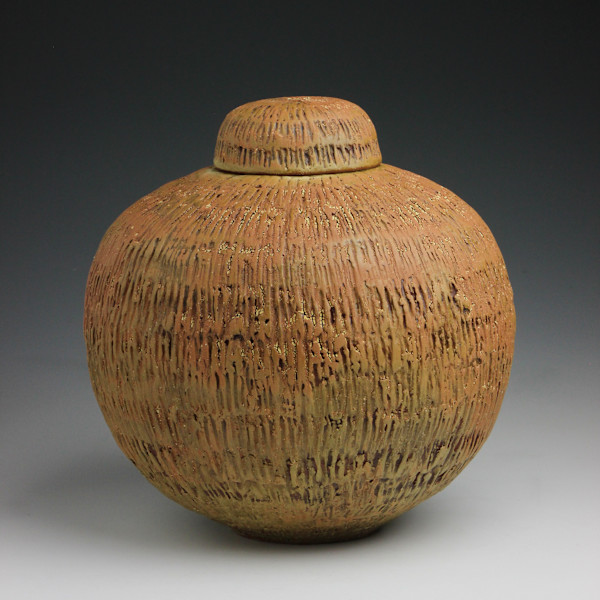 Covered Jar by Lee Akins, Image 1.