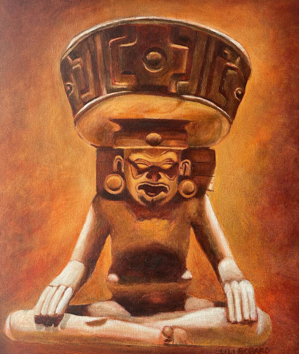 Huehuetéotl by Lili Bogard, Image 1.