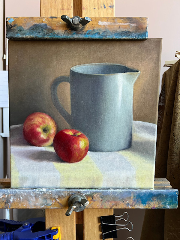 Pitcher and Apples 2.0 by Maura Rogers, Image 1.