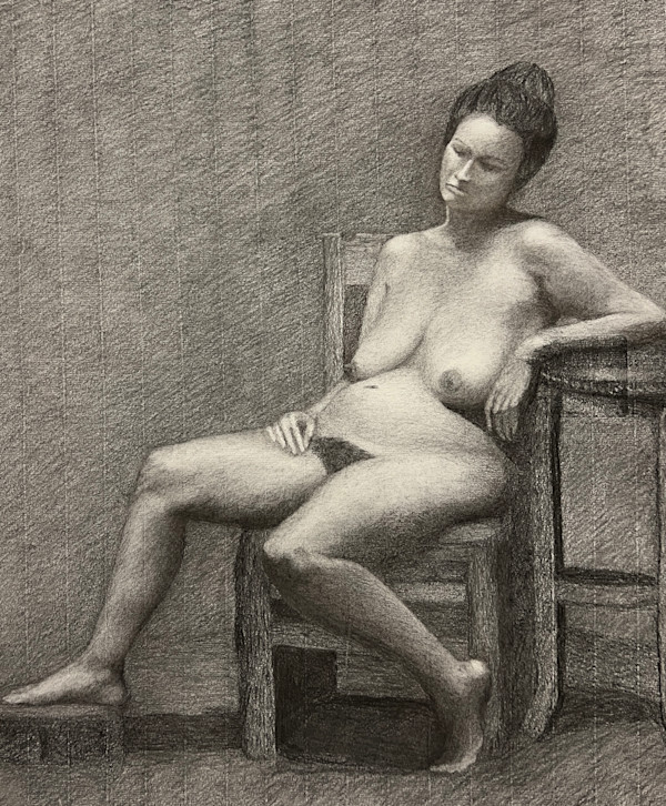 Sitting Long Pose by Maura Rogers, Image 1.