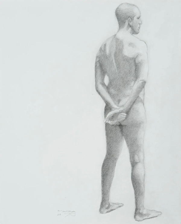 Male Back Pose by Maura Rogers, Image 1.