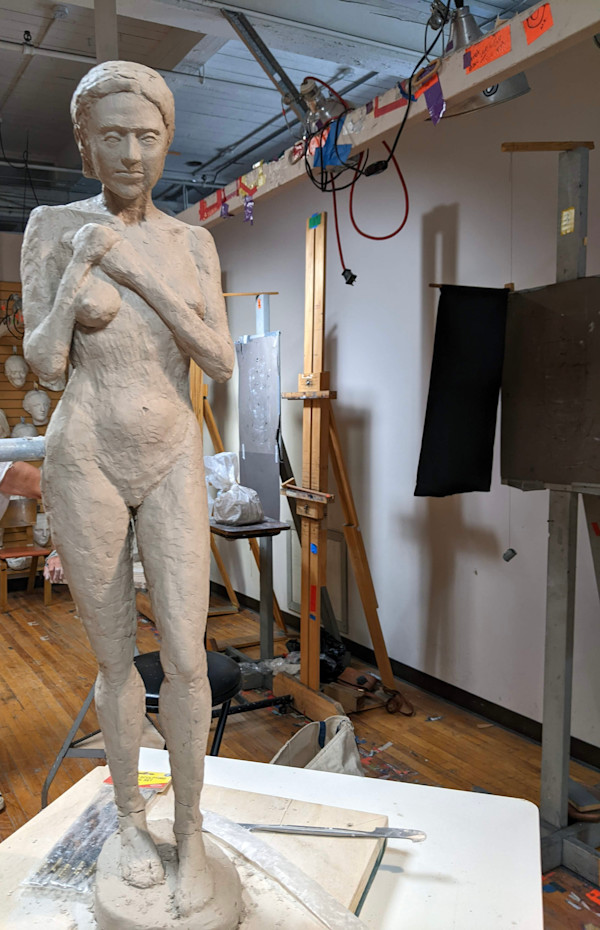Contrapposto Figure Sculpture by Maura Rogers, Image 1.