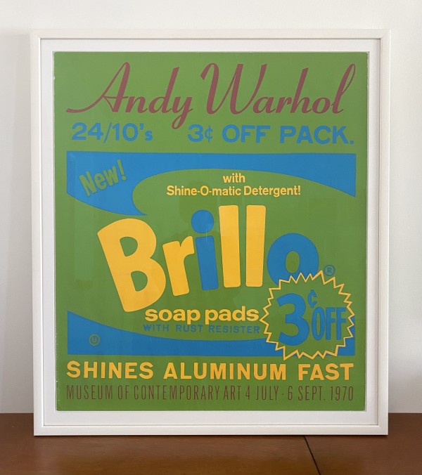 Brillo Poster - Museum of Contemporary Art by Andy Warhol