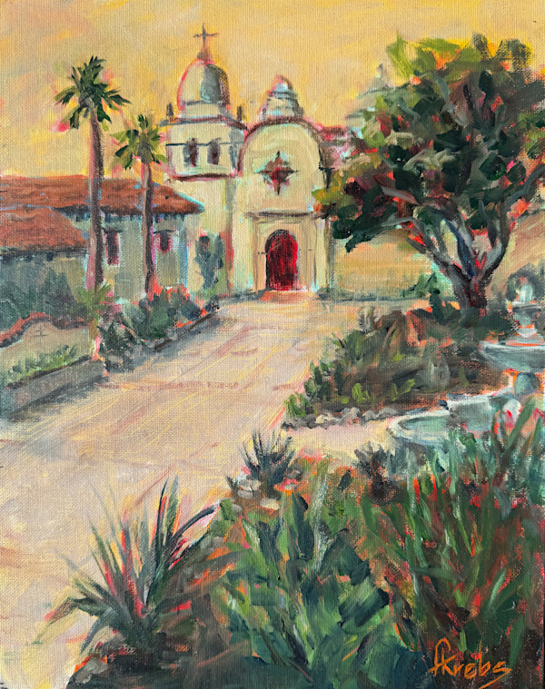 Golden Light on the Mission by Frances Krebs, Image 6.