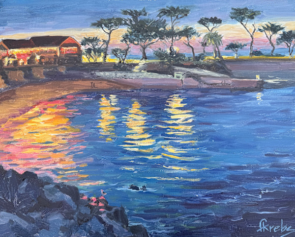 Evening Glow Lovers Point by Frances Krebs, Image 1.