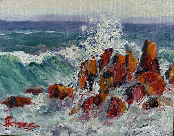 Rocks and Sea by Frances Krebs, Image 1.