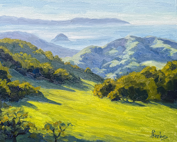 Spring Hills over Morro Bay by Frances Krebs, Image 1.