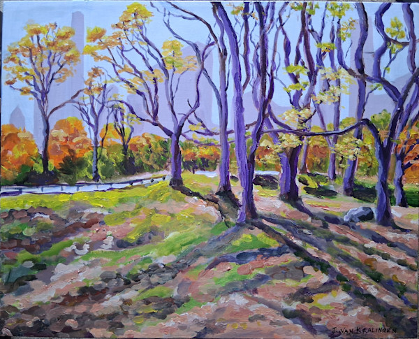 A November Day in Central Park by Joan van Kralingen, Image 1.