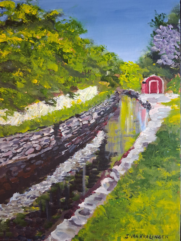 Peaceful waterway by Joan van Kralingen, Image 1.