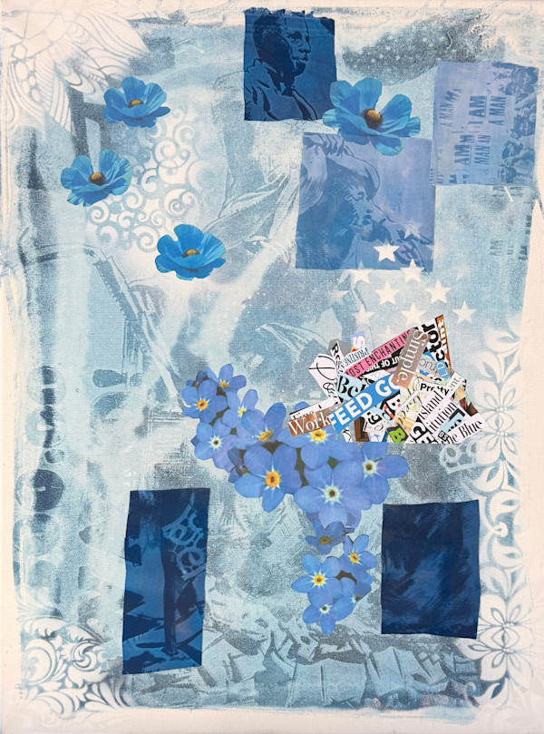 Canvas Blue #1 by Charly Palmer, Image 1.