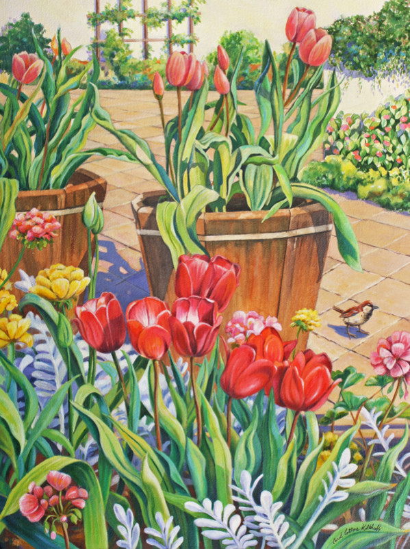 Monterey Tulips by Carol Cottone-Kolthoff