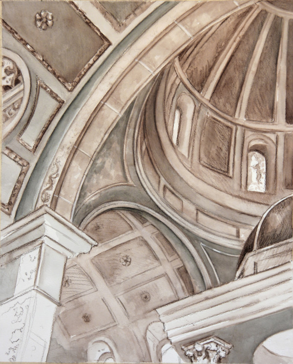Immaculata: Dome Interior by Carol Cottone-Kolthoff