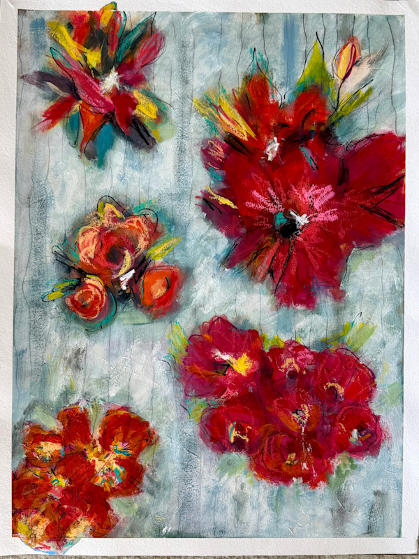 Five Bouquets by Kathy Kenny Art, Image 1.